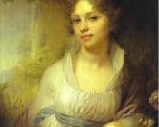 弗拉基米尔 波罗维科夫斯基 : Portrait of M. I. Lopukhina